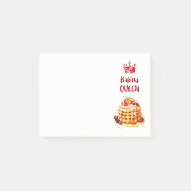 Sweet cake design  post-it notes (Front)