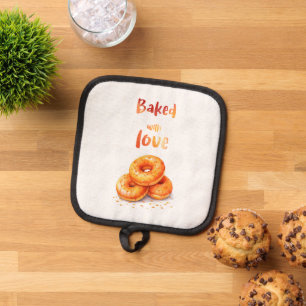 Sweet cake design pot holder