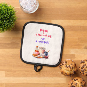 Sweet cake design pot holder