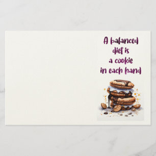 Sweet cake design stationery