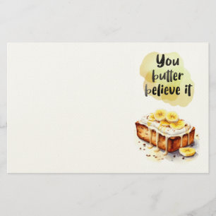 Sweet cake design stationery