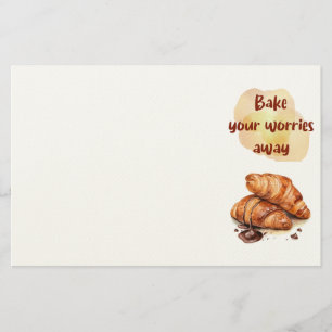 Sweet cake design stationery