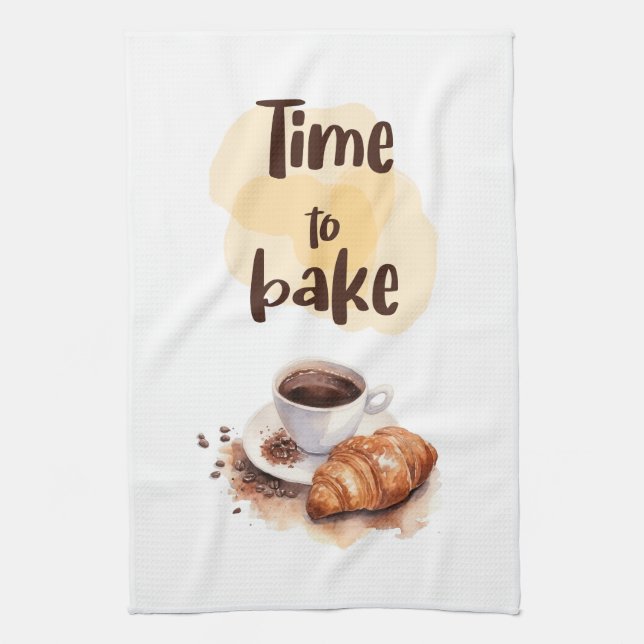 Sweet cake design tea towel (Vertical)