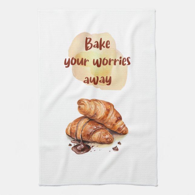 Sweet cake design tea towel (Vertical)