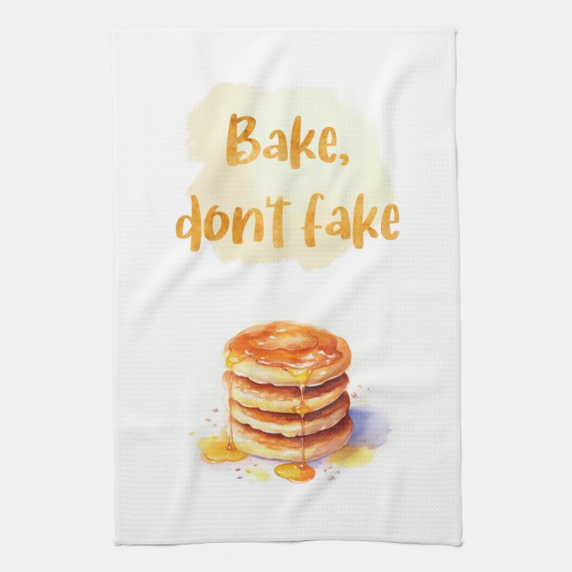 Sweet cake design tea towel (Vertical)