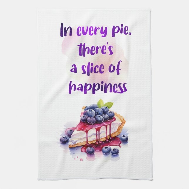 Sweet cake design tea towel (Vertical)