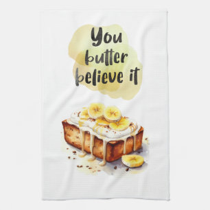 Sweet cake design tea towel
