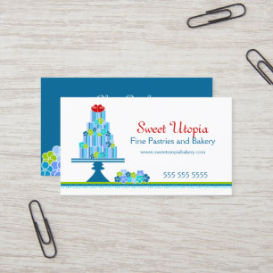 Sweet Cakes Bakery Business Card