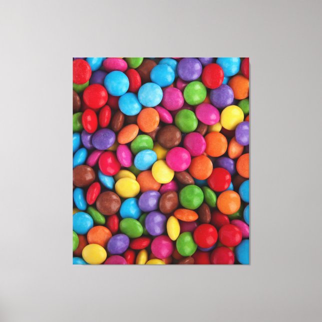 Sweet candies canvas print (Front)