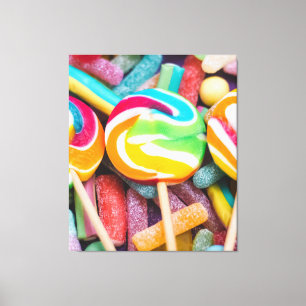 sweet candies canvas print