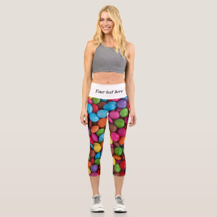 Sweet candies capri leggings
