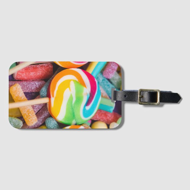 sweet candies luggage tag (Front Horizontal)