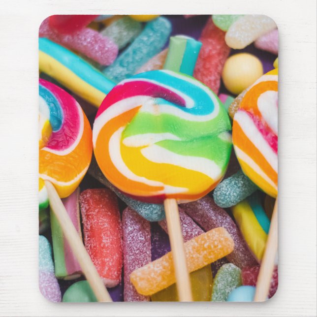 sweet candies mouse mat (Front)