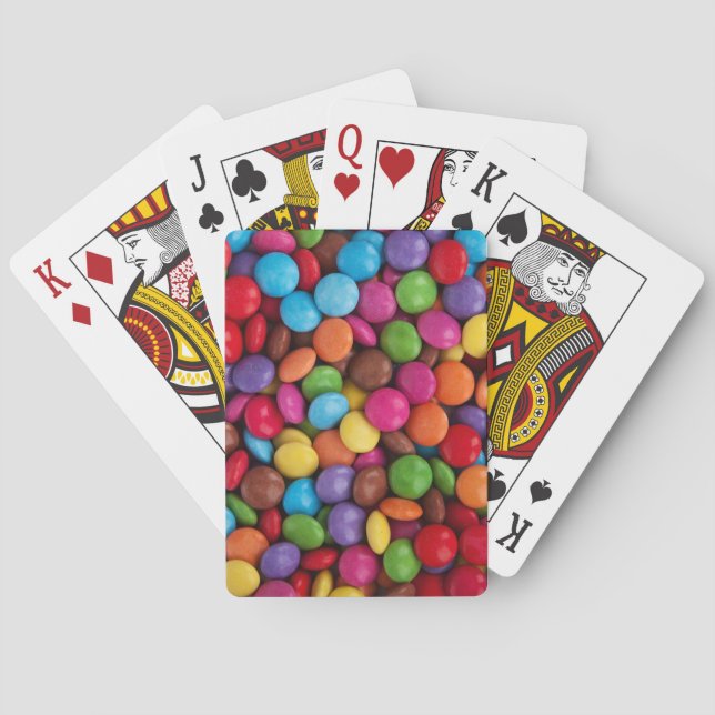 Sweet candies playing cards (Back)