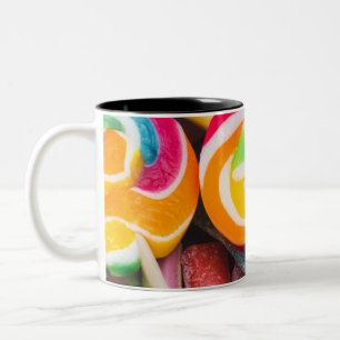 sweet candies Two-Tone coffee mug