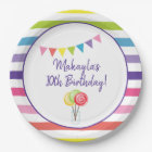 Sweet Candy Birthday Party Lollipop Banner