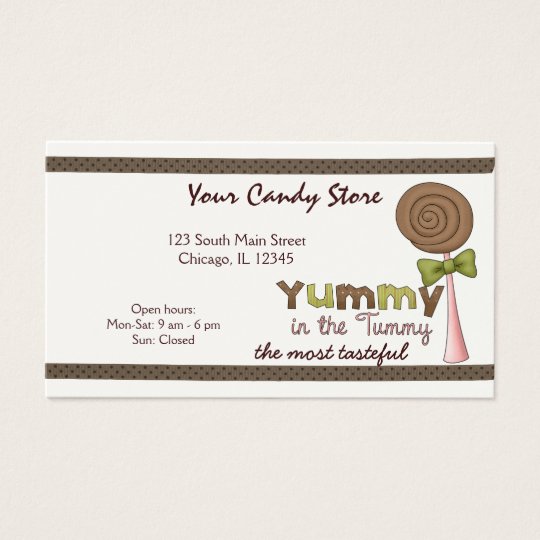 Sweet Candy Business Card