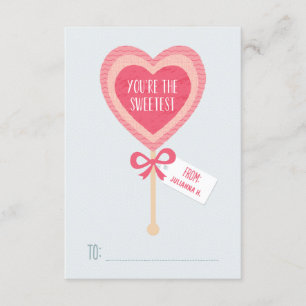 Sweet Candy   Classroom Valentine Invitation