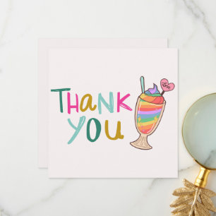 Sweet Candy Ice Cream Thank You Card