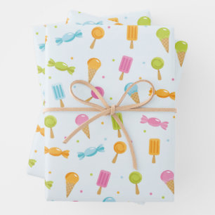 Sweet Candy Pattern Gift Wrapping Paper