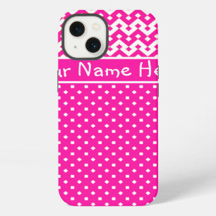 Sweet Candy Pink and White Custom iPad 2/3/4 Case