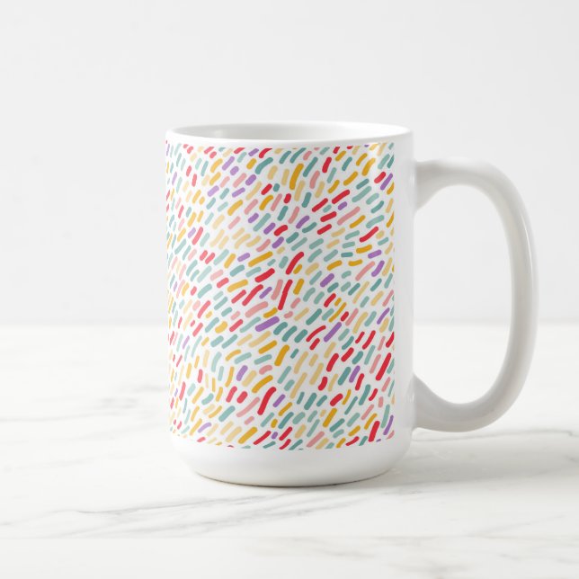 Sweet Candy Sprinkle Pattern Coffee Mug (Right)