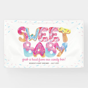 Sweet Candyland Sprinkles Banner