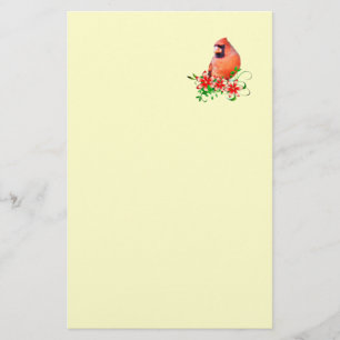 Sweet Cardinal Stationery