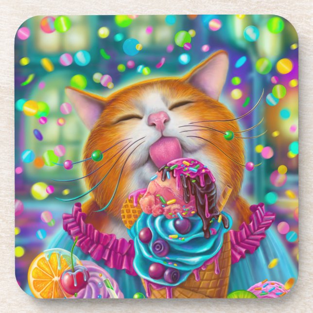 Sweet Cat Coaster (Front)