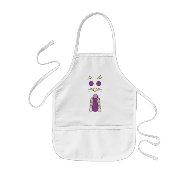 Sweet CAT T-Shirt Kids Apron (Front)