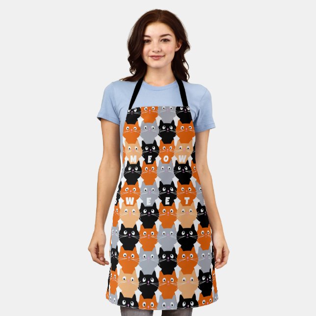Sweet Cats Apron (Worn)