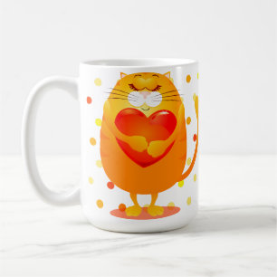 Sweet cats in love, mug