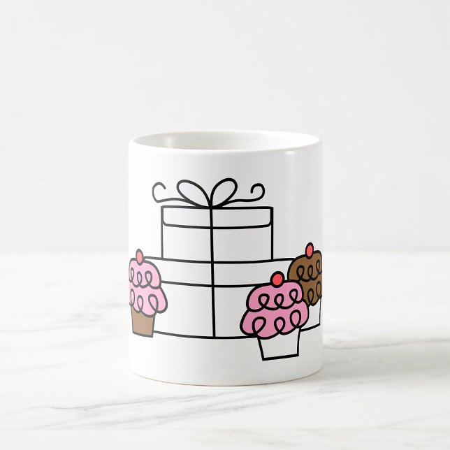 Sweet Celebration Cupcake and Gift Box  Coffee Mug (Creator Uploaded)