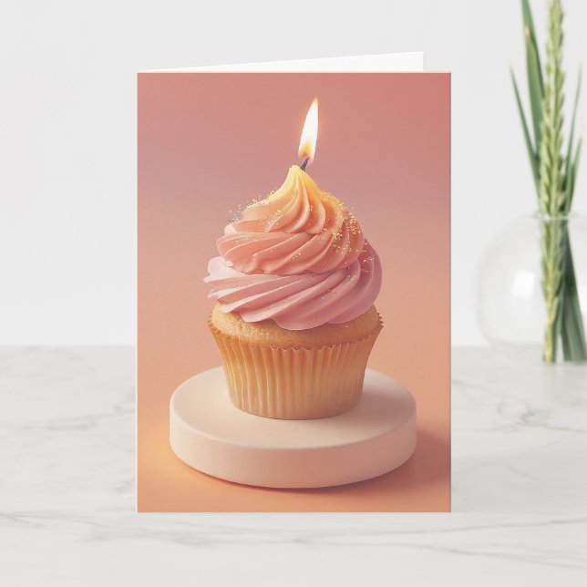 Sweet Celebration for a Birthday Star Card (Front)