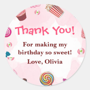 Sweet Celebration Labels Birthday