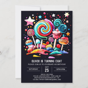 Sweet Celebration Magical Birthday Invitation