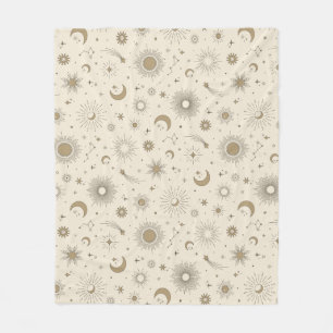 Sweet Celestial Fleece Blanket