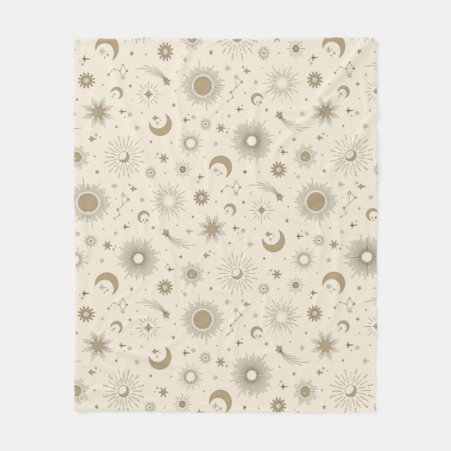 Sweet Celestial Fleece Blanket (Front)