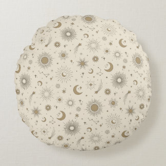 Sweet Celestial Round Cushion