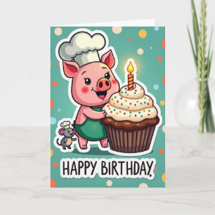 Sweet Chef Birthday Card