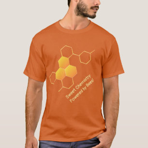Sweet Chemistry Honeycomb Designed T-Shirt