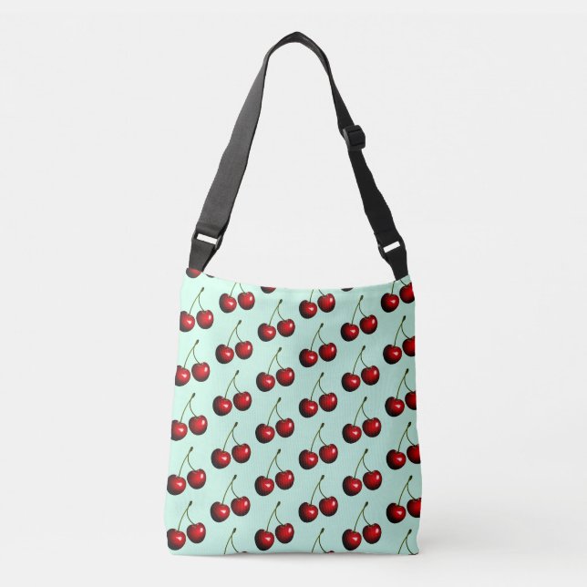 Sweet Cherries Crossbody or Tote Bags - Your Colou (Front)