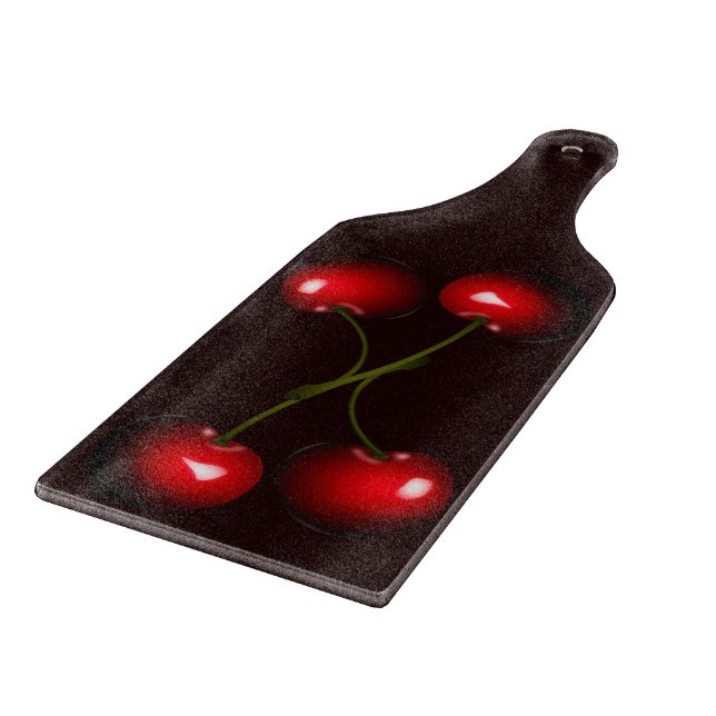 Sweet Cherries Cutting Board - Choose Colour (Corner)