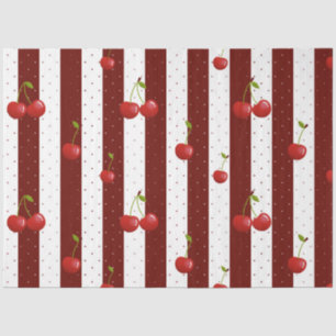 Sweet Cherries Decoupage Tissue Paper