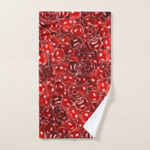 Sweet Cherries Hand Towel