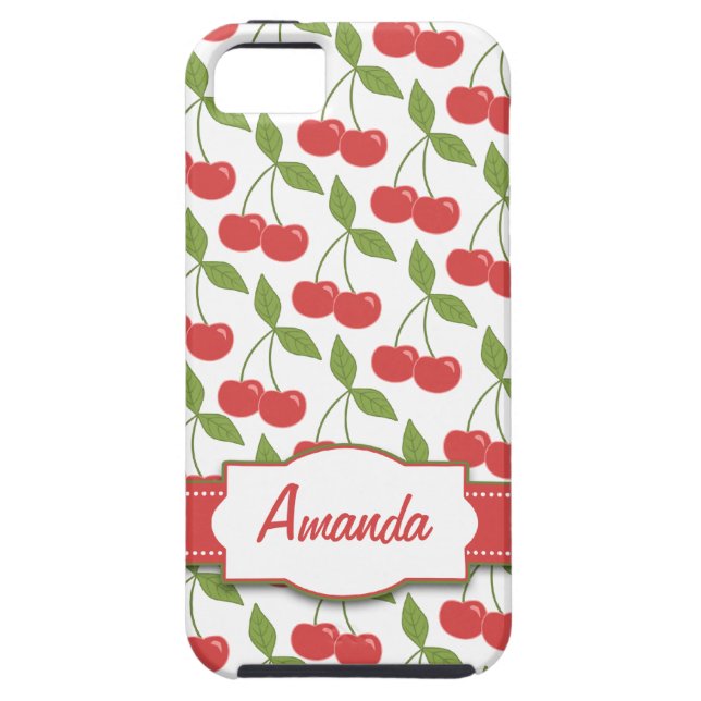 Sweet Cherries iPhone 5 Case-Mate Tough™ Case (Back)
