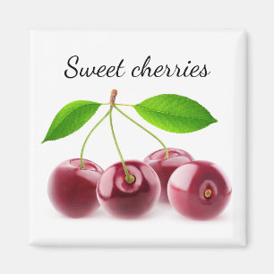 Sweet cherries magnet