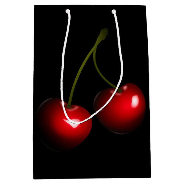 Sweet Cherries Medium Gift Bag (Front)