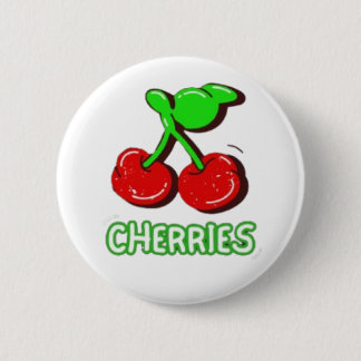 • Sweet Cherries Pop Art 6 Cm Round Badge