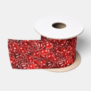 Sweet Cherries Satin Ribbon